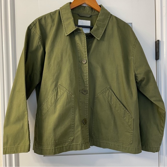 NWT Madewell Baylow Cropped Chore Jacket - Picture 5 of 9